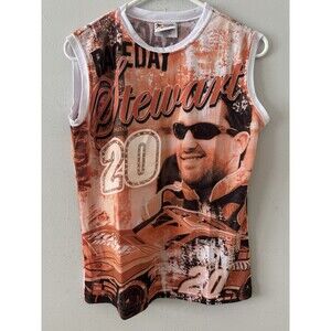 Vintage Chase‎ Authentics Women's Nascar Tony Stewart Tank Top Size M USA